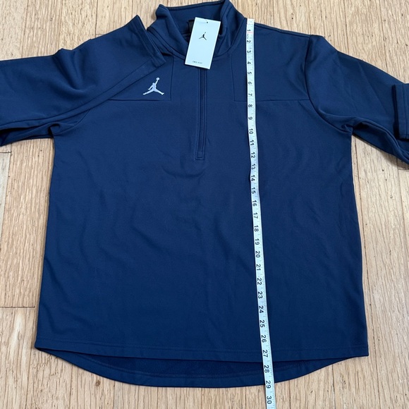 JORDAN TEAM COACHES HALF ZIP TOP Navy - Picture 11 of 11